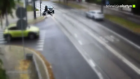 Potrącenie pieszego. Strażnicy miejscy ruszyli z pomocą