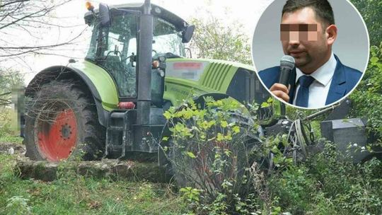 Powiatowy radny PiS z zarzutami za kradzież traktora