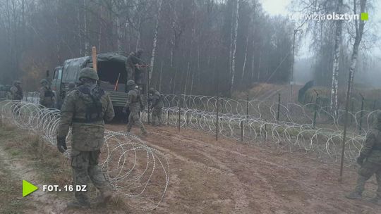 Powstały już pierwsze elementy zapory na granicy z Rosją