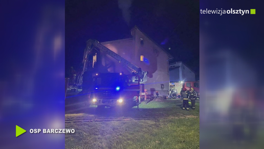 Pożar budynku mieszkalnego 