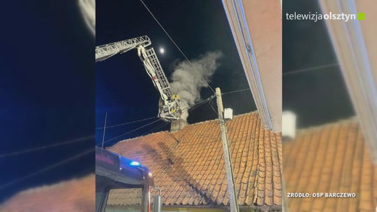 Pożar sadzy w przewodzie kominowym