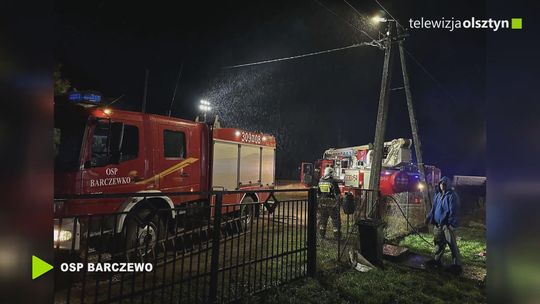 Pożar sadzy w przewodzie kominowym