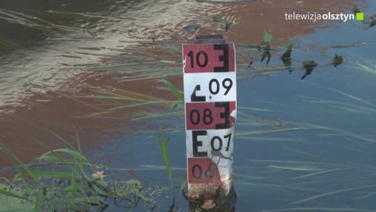 Poziom wód w województwie warmińsko - mazurskim