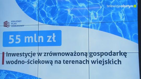 Prawie 55 mln zł na infrastrukturę wodociągowo-kanalizacyjną