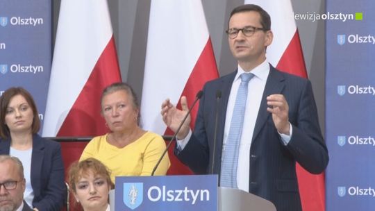 Premier Morawiecki spotkał się z mieszkańcami Olsztyna 