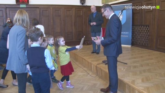 Prezydent Olsztyna spotkał się z przedszkolakami oraz dziećmi ze szkoły podstawowej