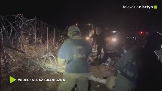 Próba nielegalnego przekroczenia granicy przez dwie agresywne grupy