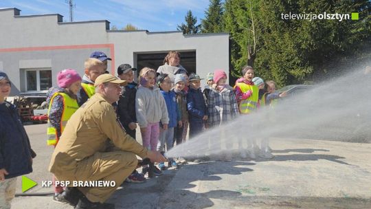 Przedszkolaki u strażaków Państwowej Straży Pożarnej