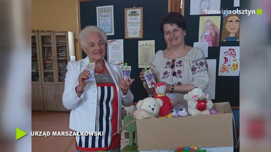 Przekazanie darów dla dzieci z Ukrainy