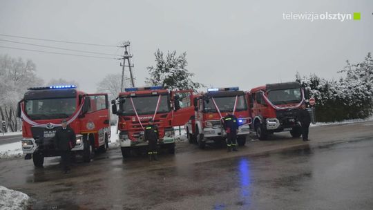 Przekazanie pojazdów pożarniczych w Braniewie, Piszu i Ornecie