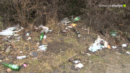 Przemijająca zima odkrywa skarby Olsztyna