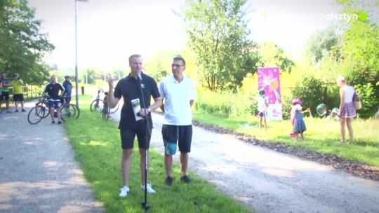 Rowerzyści oficjalnie ruszyli Łynostradą