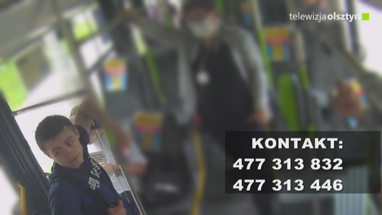 Rozbił szybę autobusu i uciekł