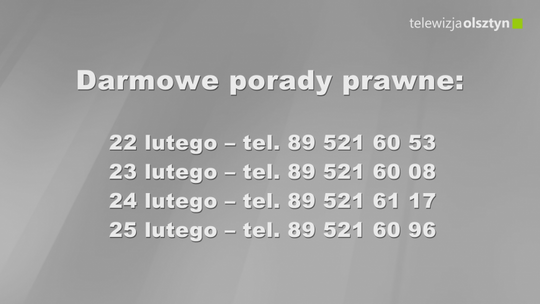 Ruszyły bezpłatne porady prawne  