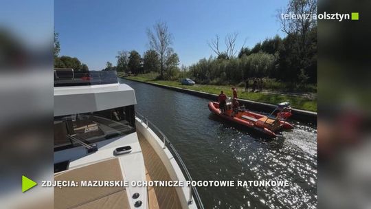 Samochód zatopiony w Kanale Grunwaldzkim. W aucie prawdopodobnie jest ciało