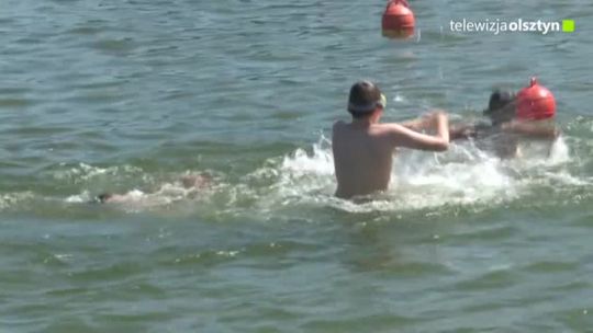 Sezon letni w pełni i na terenie CRS Ukiel tłumy plażowiczów