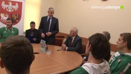 Siatkarze spotkali się z Marszałkiem 