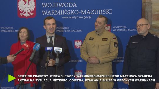 Silne mrozy na Warmii i Mazurach służby apelują o zachowanie ostrożności