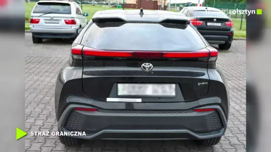Skradziona toyota nie dotarła do Rosji