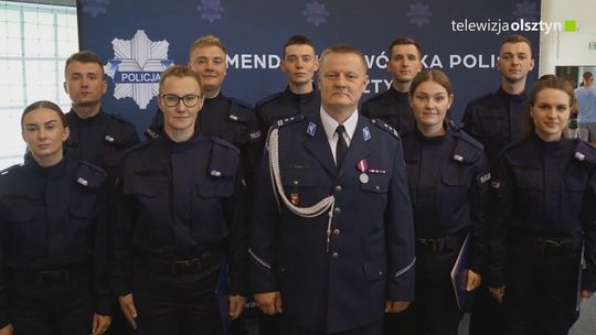 Ślubowanie nowych policjantów