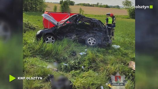 Śmiertelny wypadek na drodze W528 w gminie Morąg