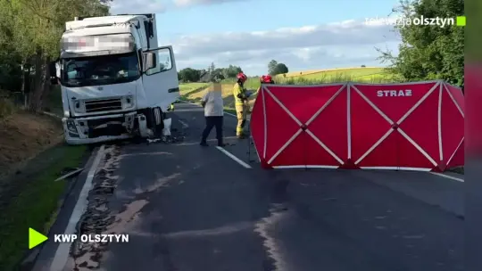 Śmiertelny wypadek. Nie żyje kierowca samochodu osobowego