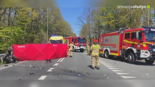 Śmiertelny wypadek z udziałem motocykla i auta osobowego
