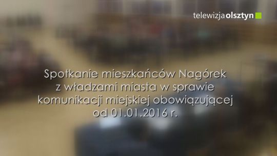 Spotkanie mieszkańców Nagórek z władzami miasta