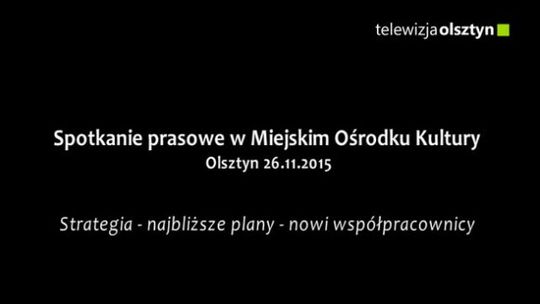 Spotkanie prasowe w Miejskim Ośrodku Kultury