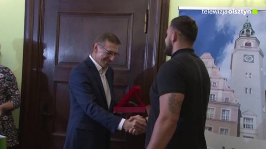 Spotkanie prezydenta ze znanym lekkoatletą