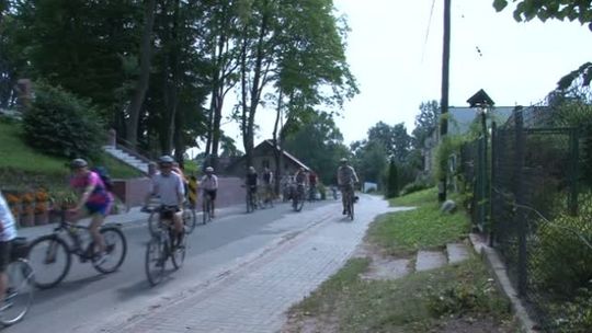 Spotkanie rowerzystów we Frączkach