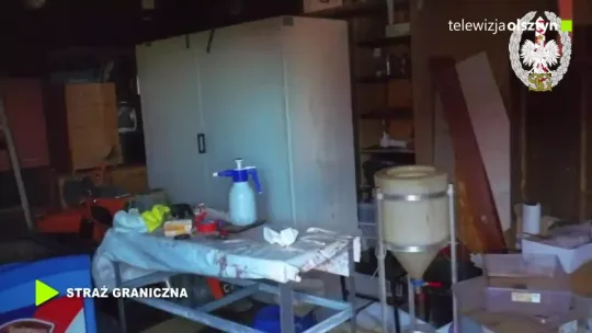 Straż Graniczna zlikwidowała laboratorium narkotykowe