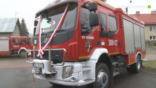 Strażacy Ochotnicy z Brąswałdu mają nowy wóz bojowy 