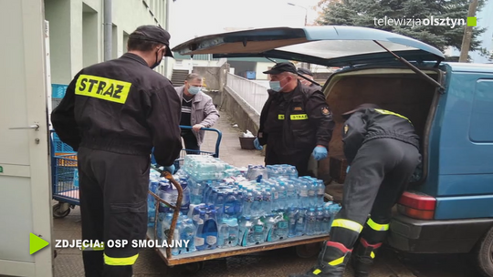 Strażacy wspierają szpitale 