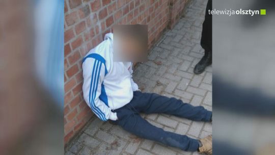 Strażnicy zatrzymali narkomana wałęsającego się po ulicach miasta