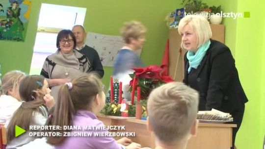 Świąteczna wizyta senatora w szkole