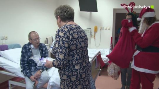Święty Mikołaj w Szpitalu Pulmonologicznym w Olsztynie
