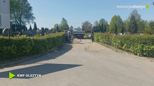 Tragiczne zdarzenie drogowe na cmentarzu w Iławie