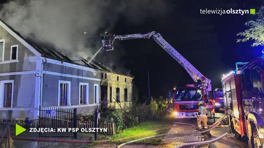 Tragiczny w skutkach pożar budynku mieszkalnego