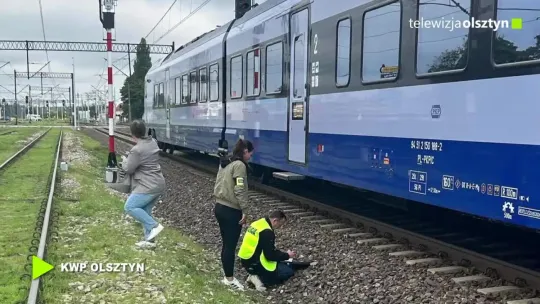 Tragiczny wypadek na torach w Nidzicy