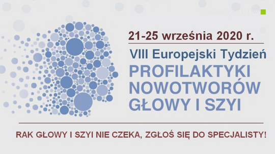Trwa Europejski Tydzień Profilaktyki Nowotworów Głowy i Szyi