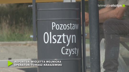 Trzysta nowych koszy na śmieci w Olsztynie 