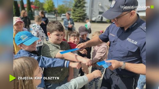 Uczniowie z wizytą u ostródzkich policjantów