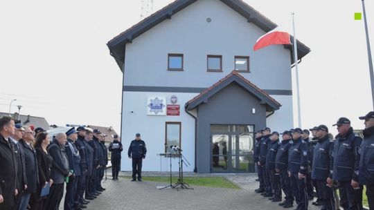 Uroczyste otwarcie nowej siedziby Posterunku Policji w Młynarach