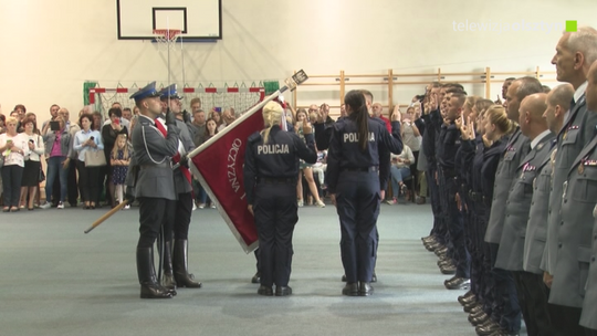 Uroczyste ślubowanie policjantów