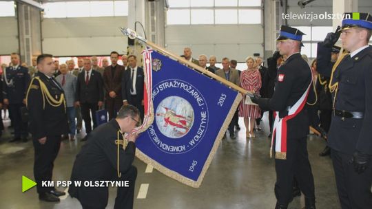 Uroczyste zdanie i przejęcie obowiązków w olsztyńskiej straży pożarnej