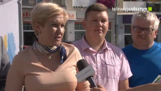 Urszula Pasławska rozpoczęła kampanię wyborczą