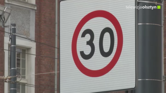W Olsztynie coraz więcej stref tempo 30