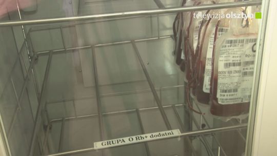 W wakacje jak co roku są problemy z krwią 