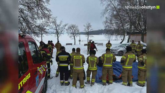 Warsztaty ratownictwa na lodzie dla OSP powiatu giżyckiego